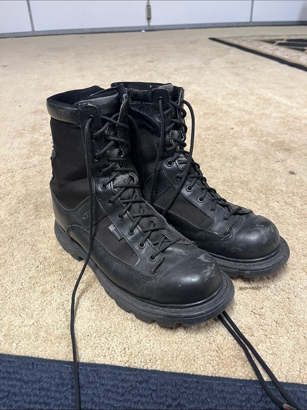 Black Thorogood boots